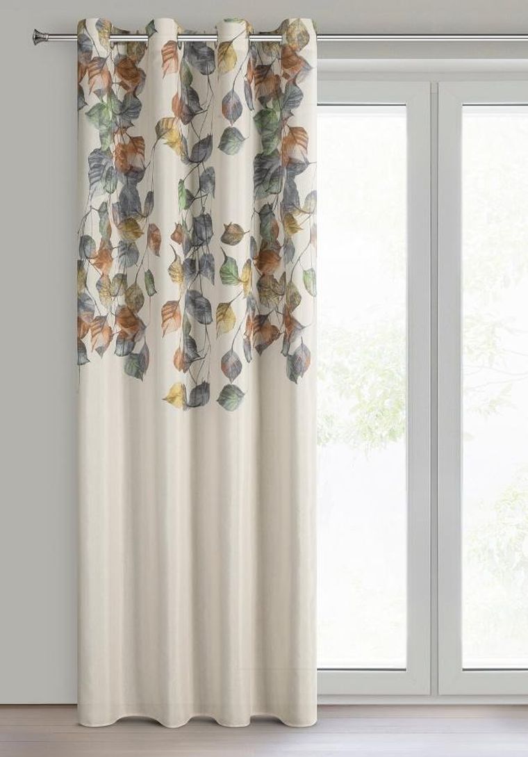 Eurofirany, zasłona gotowa, Nora, 140-250 cm, naturalny