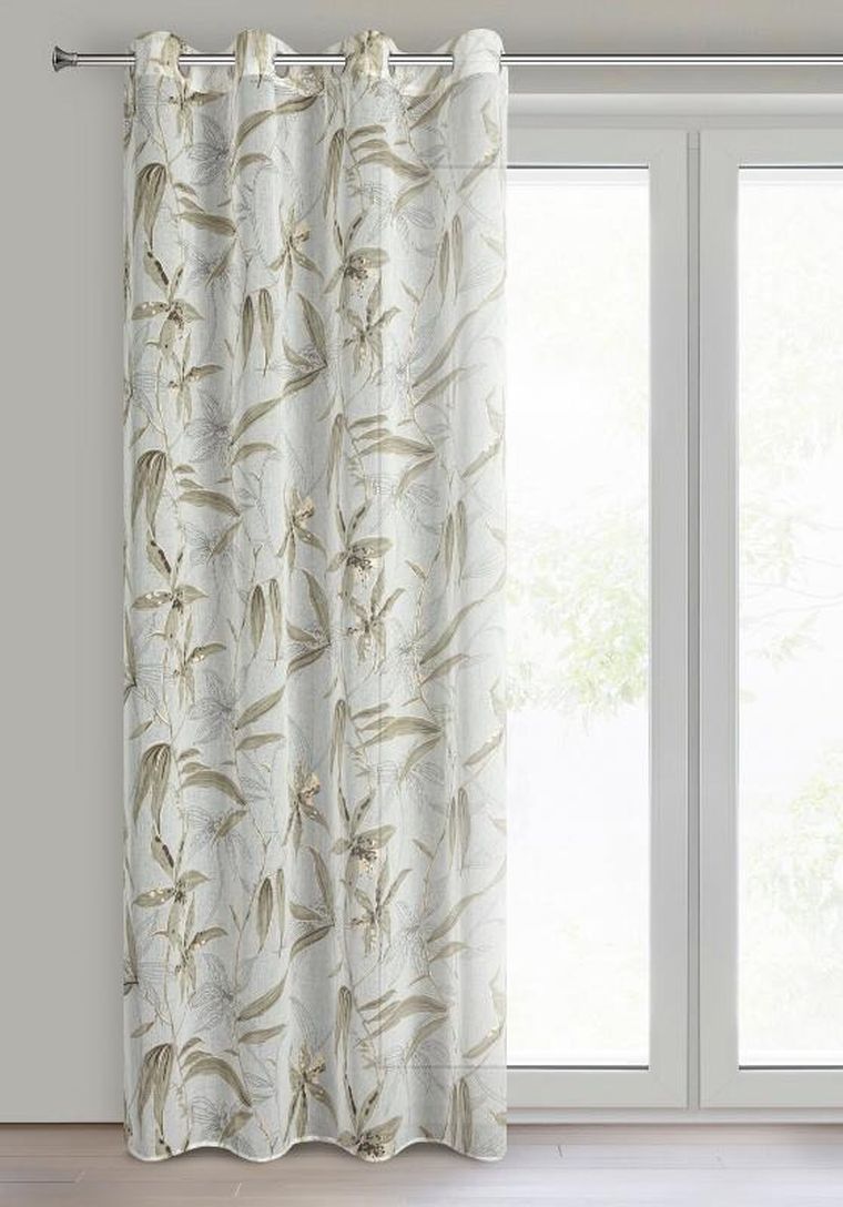 Eurofirany, zasłona gotowa Pati, 140-250 cm, oliwkowy