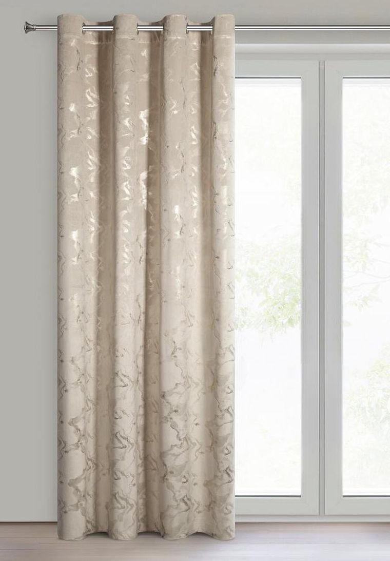 Eurofirany, zasłona gotowa, Raja, 140-250 cm, beżowy