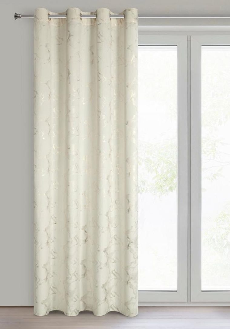 Eurofirany, zasłona gotowa, Raja, 140-250 cm, kremowy