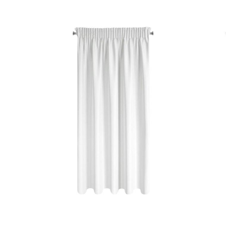 Eurofirany, zasłona gotowa rita na taśmie, 140-175 cm, biały