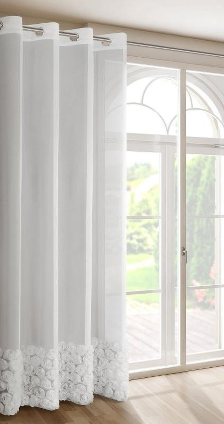 Eurofirany, zasłona gotowa, Roses, 140-250 cm