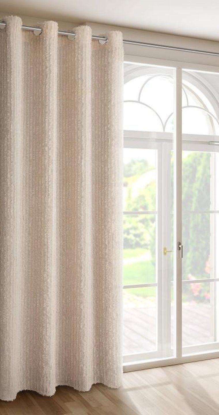 Eurofirany, zasłona gotowa, Selma, 135-250 cm, beżowy