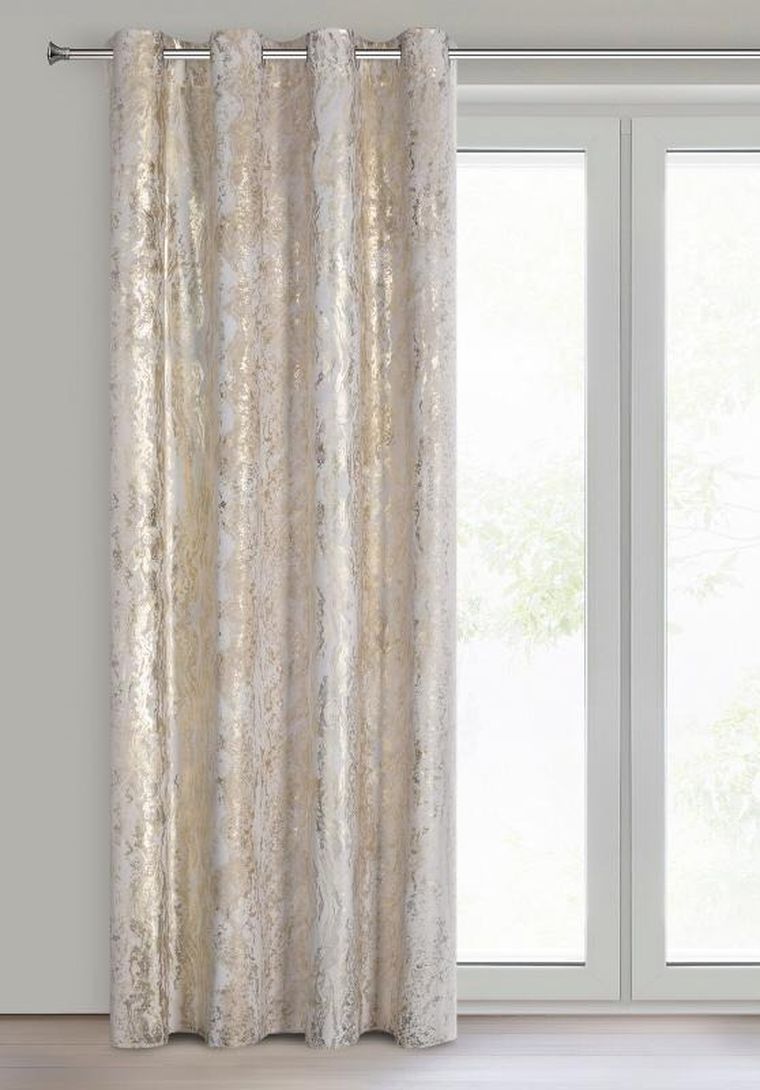 Eurofirany, zasłona gotowa, Sofi, 135-250 cm, kremowy