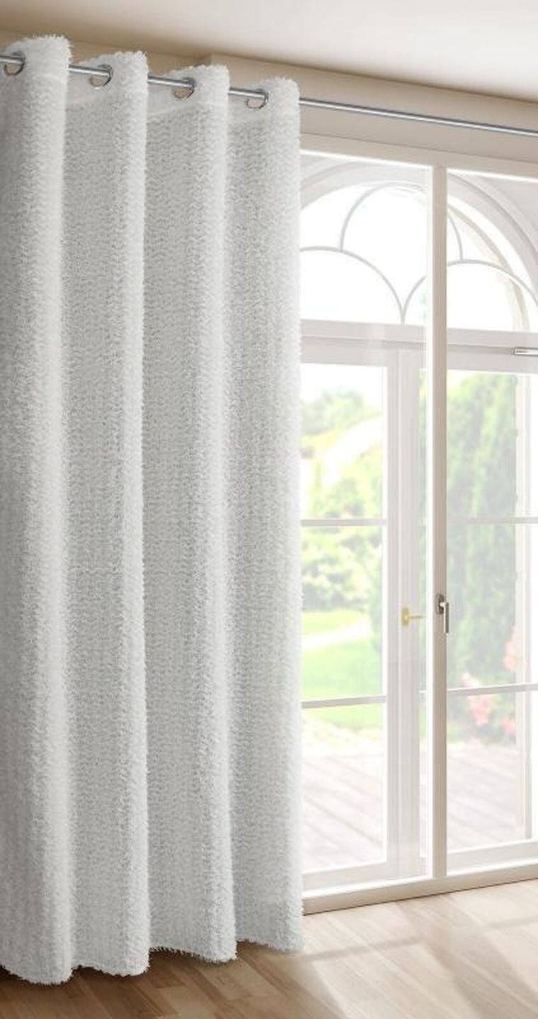 Eurofirany, zasłona gotowa, Tiffany, 135-250 cm, biały