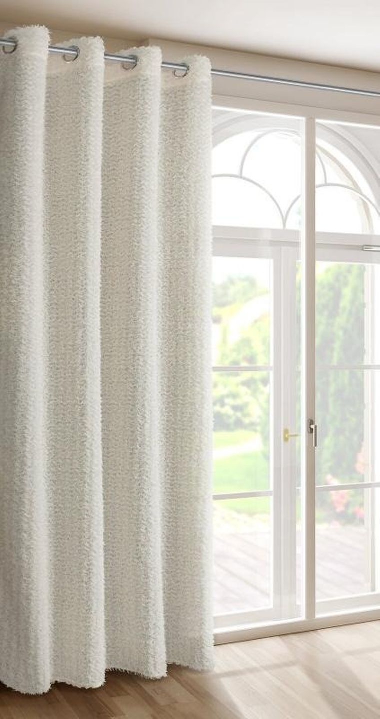 Eurofirany, zasłona gotowa, Tiffany, 135-250 cm, kremowy