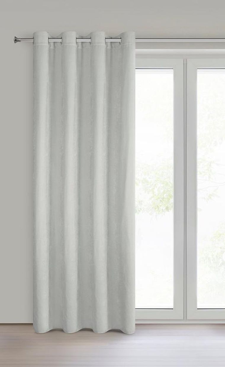 Eurofirany, zasłona gotowa, Vani, 140-250 cm, platynowy