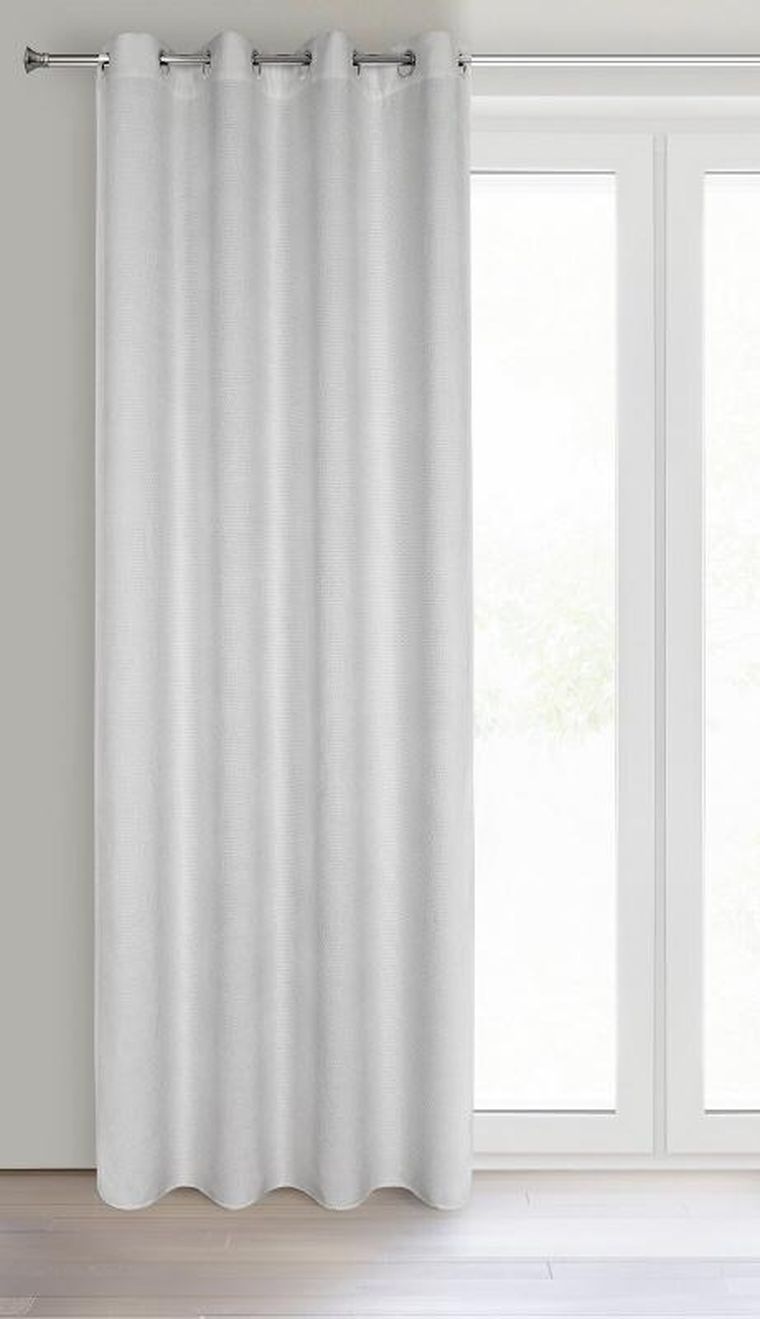 Eurofirany, zasłona zaciemniająca gotowa, Aleta, 135-250 cm, srebrny