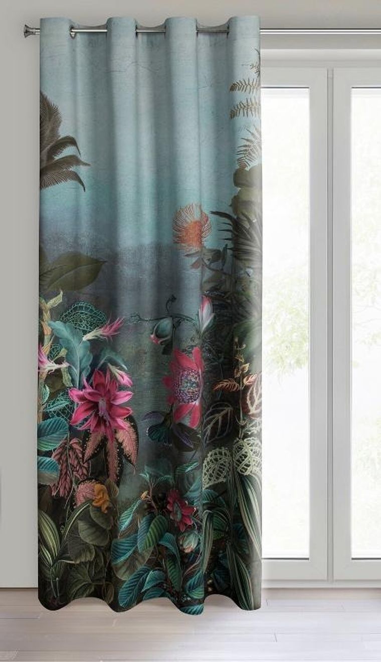 Eurofirany, zasłona zaciemniająca gotowa, Aline, 140-250 cm, ciemnozielony