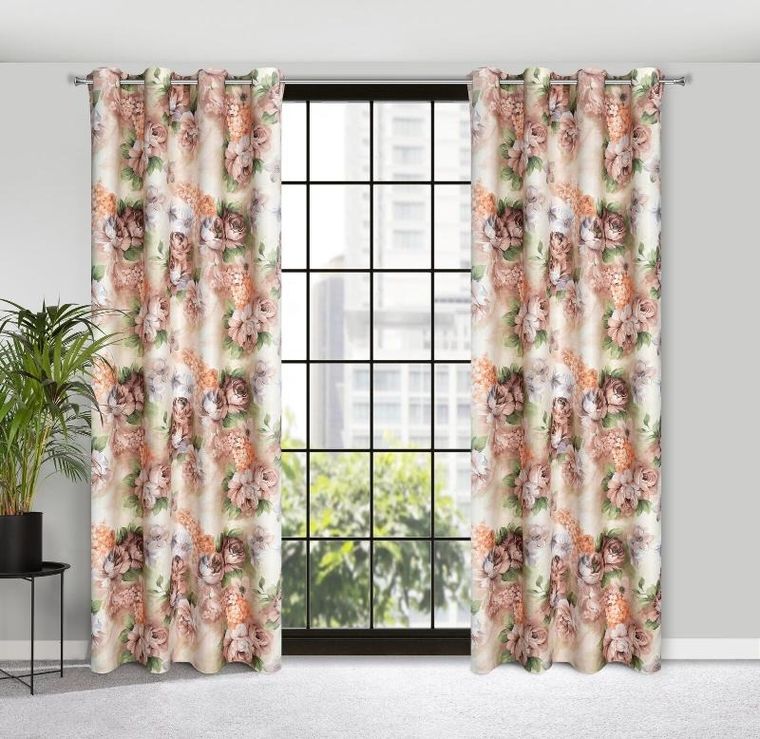 Eurofirany, zasłona zaciemniająca gotowa, Altea, 140-250 cm, wielokolorowy