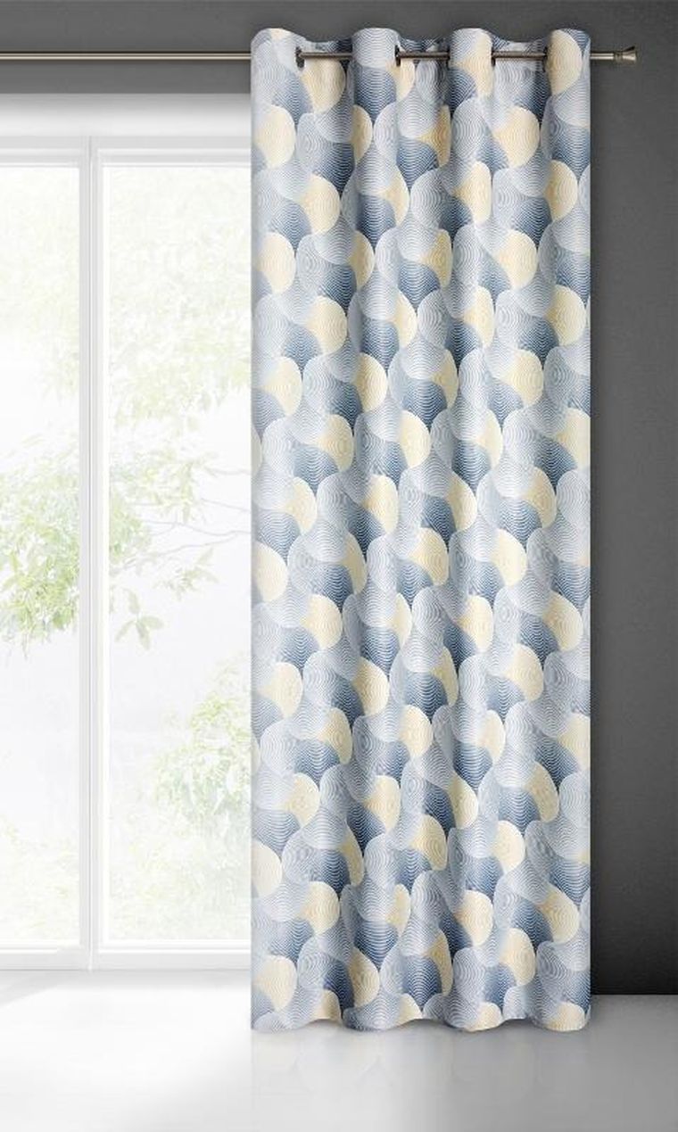 Eurofirany, zasłona zaciemniająca gotowa, Aseta, 140-250 cm, szary