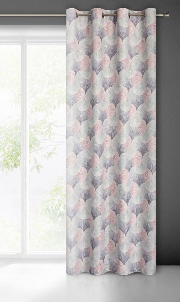 Eurofirany, zasłona zaciemniająca gotowa, Aseta, 140-250 cm, szary