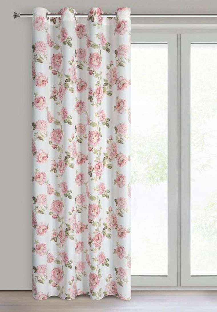 Eurofirany, zasłona zaciemniająca gotowa, Avani, 140-250 cm, biały