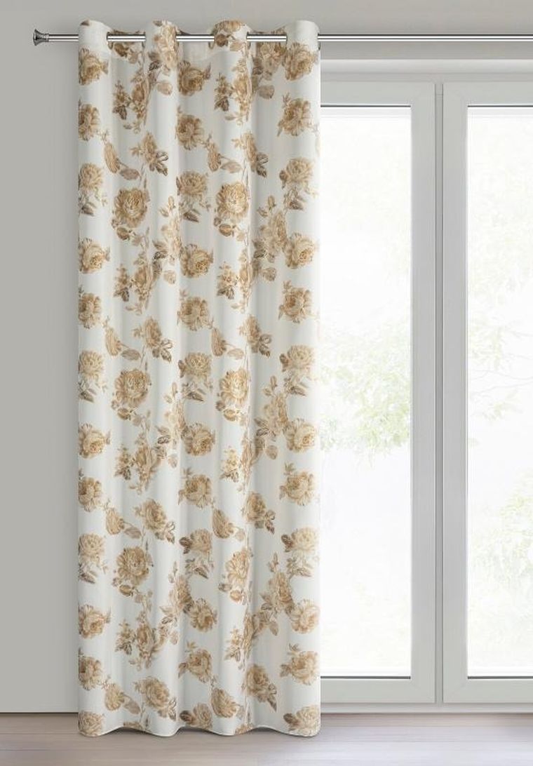 Eurofirany, zasłona zaciemniająca gotowa, Avani, 140-250 cm, biały