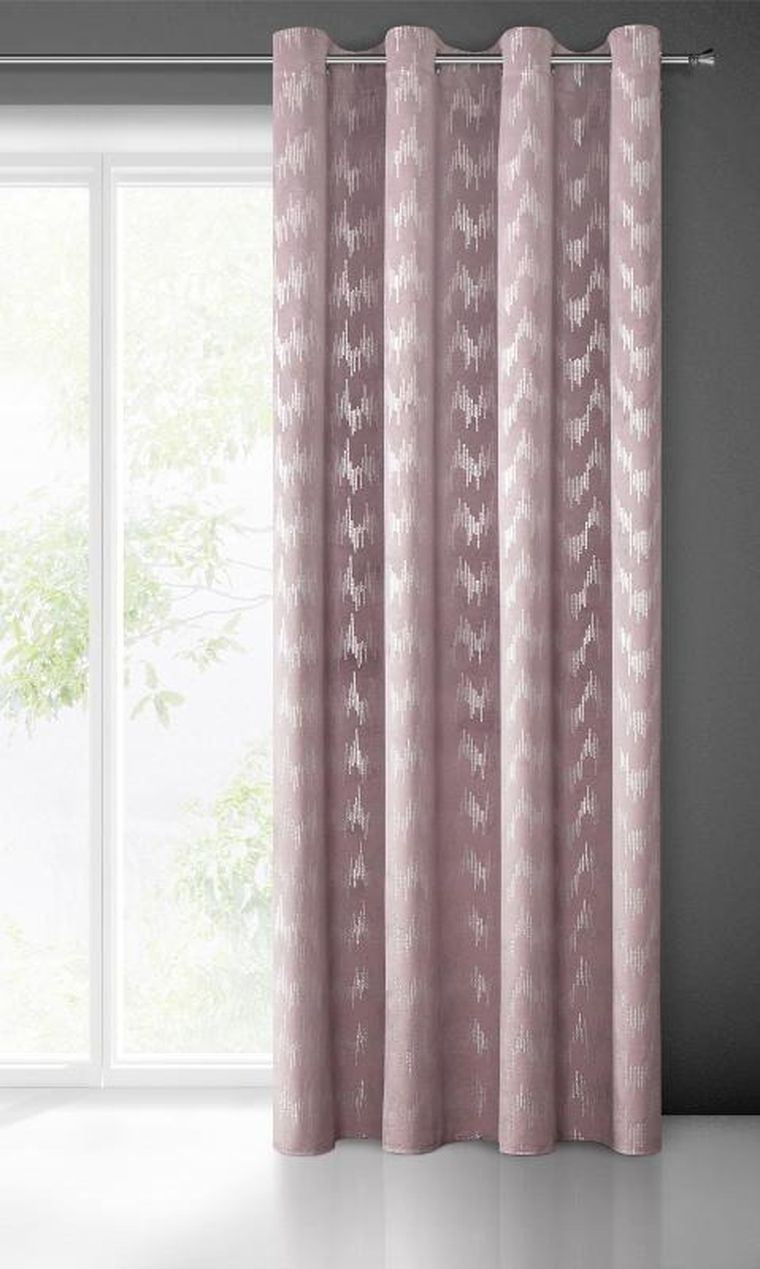 Eurofirany, zasłona zaciemniająca gotowa, Chill, 140-250 cm, pudrowy