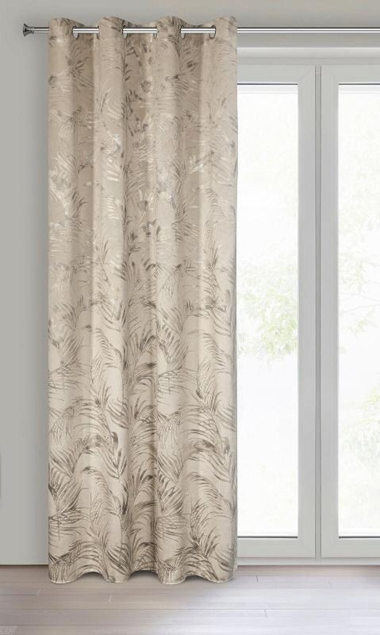 Eurofirany, zasłona zaciemniająca gotowa, Debra, beżowy, 135-270 cm