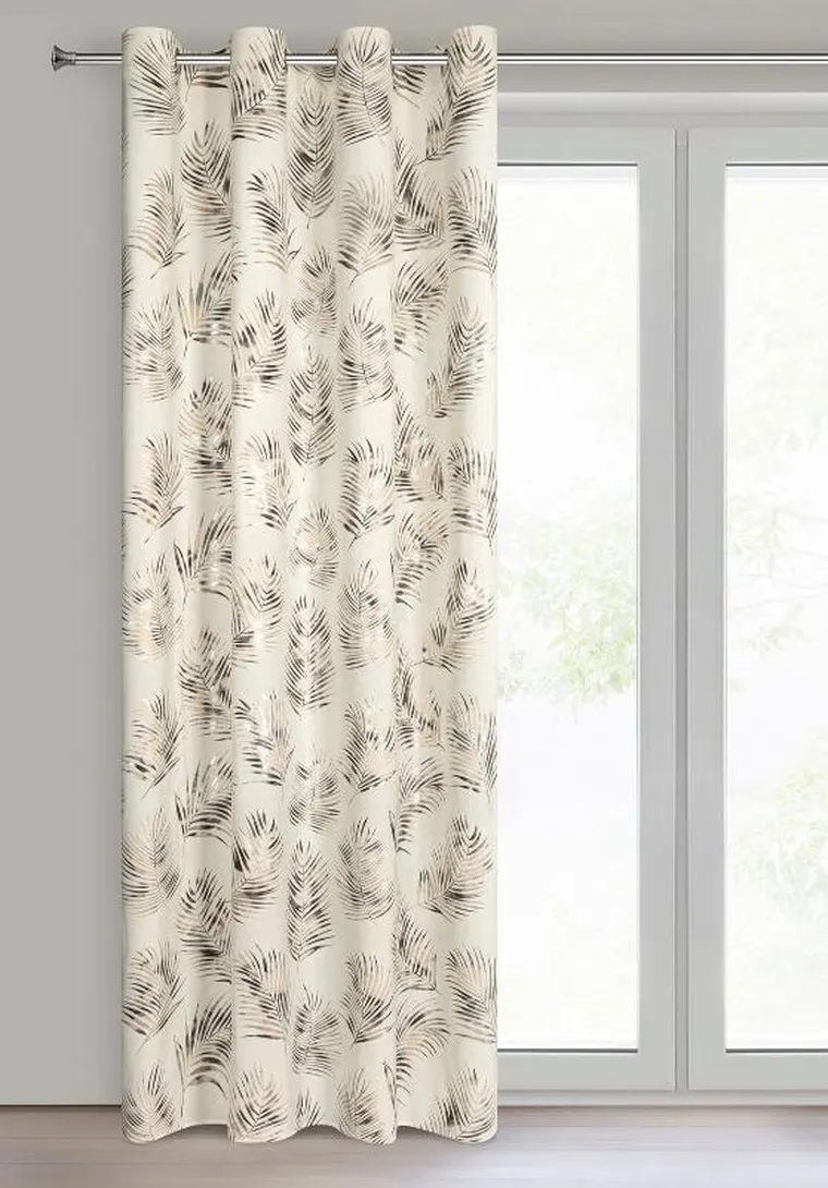 Eurofirany, zasłona zaciemniająca gotowa, Gloria2, 140-250 cm, kremowy