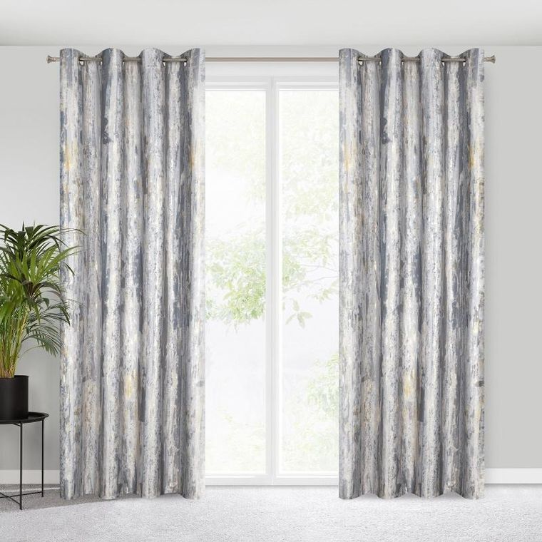 Eurofirany, zasłona zaciemniająca gotowa, Grace, 140-250 cm, szary