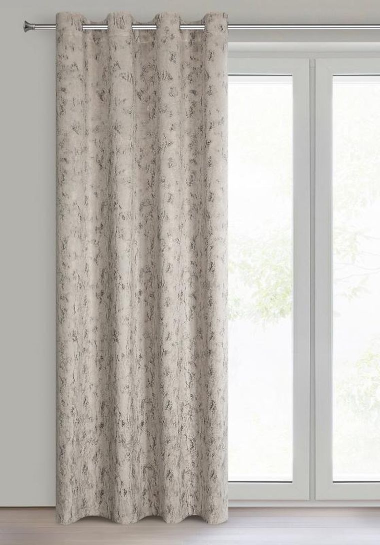 Eurofirany, zasłona zaciemniająca gotowa, Kornelia, 140-250 cm, miodowy