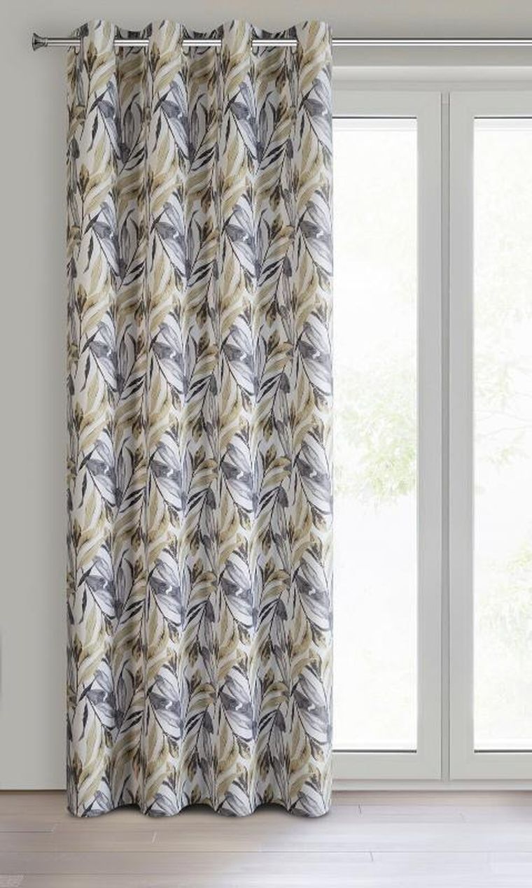 Eurofirany, zasłona zaciemniająca gotowa, Lavin, biały