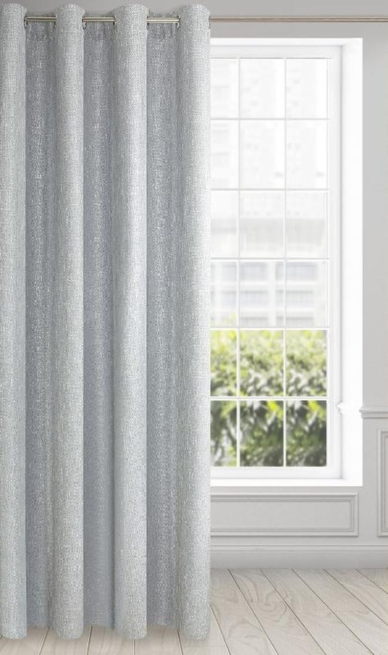 Eurofirany, zasłona zaciemniająca gotowa, Liv, 140-250 cm, szary