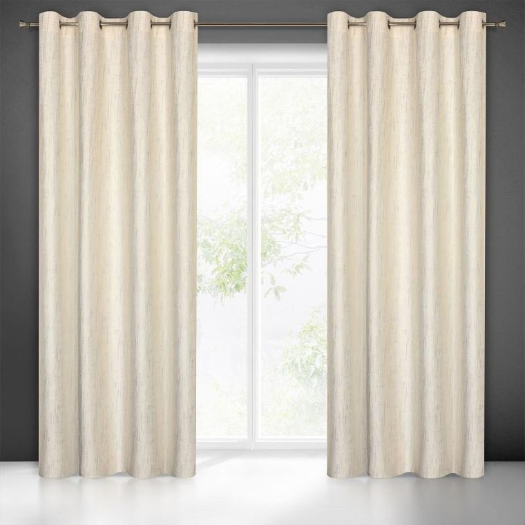 Eurofirany, zasłona zaciemniająca gotowa, Marsala, 140-250 cm, kremowy