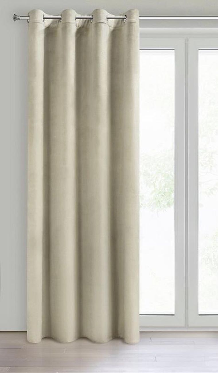 Eurofirany, zasłona zaciemniająca gotowa, Melanie, 140-250 cm, kremowy