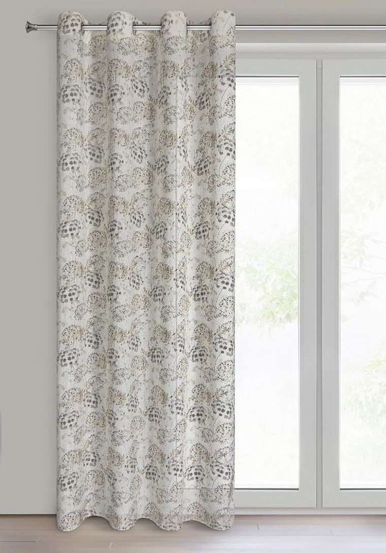 Eurofirany, zasłona zaciemniająca gotowa, mira naturalny, 140-250 cm