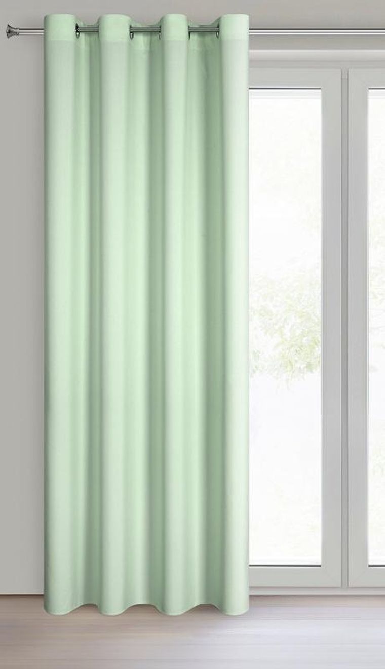 Eurofirany, zasłona zaciemniająca gotowa, Rita, 140-250 cm, szałwiowy