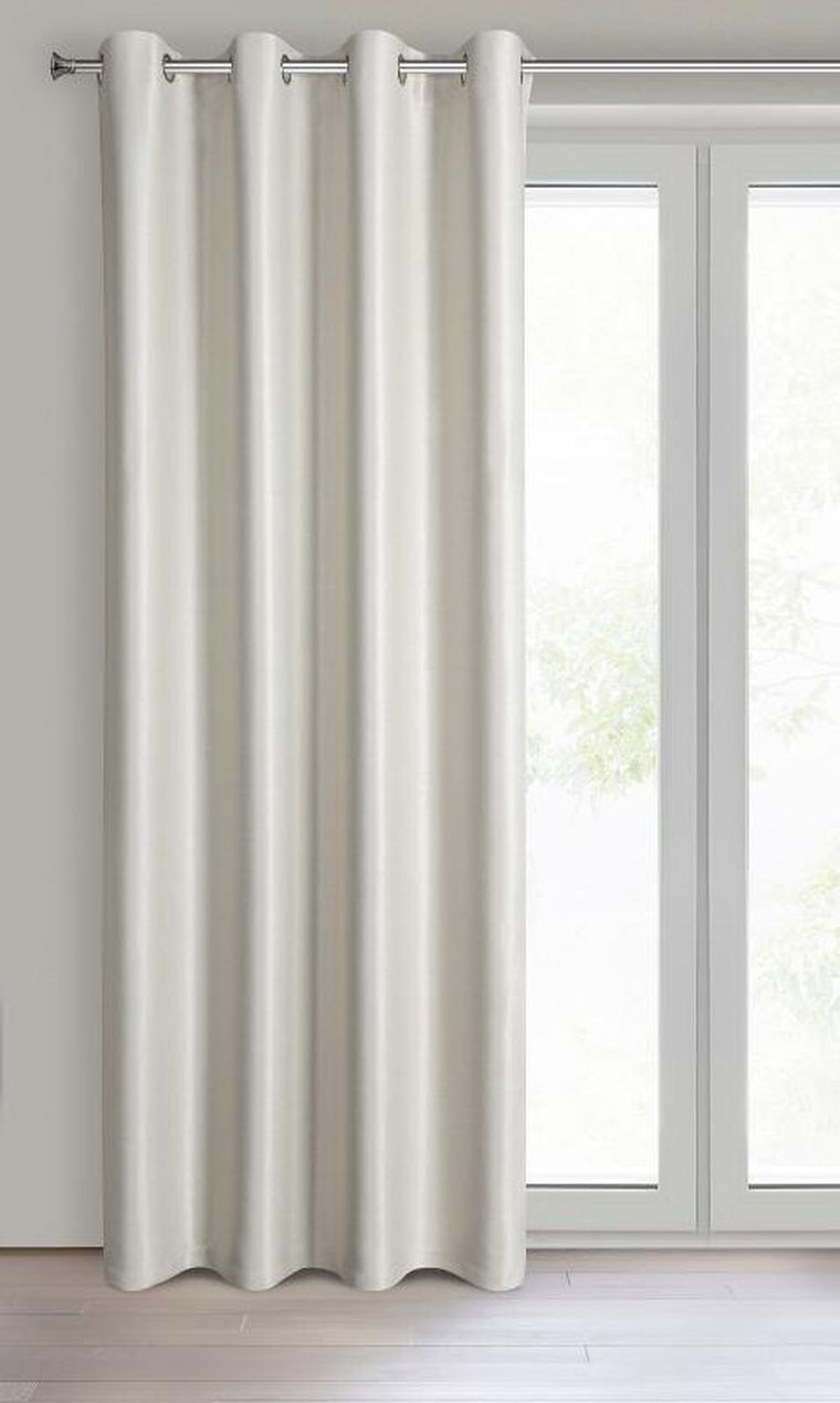 Eurofirany, zasłona zaciemniająca gotowa, Selina, 140-250 cm, naturalny