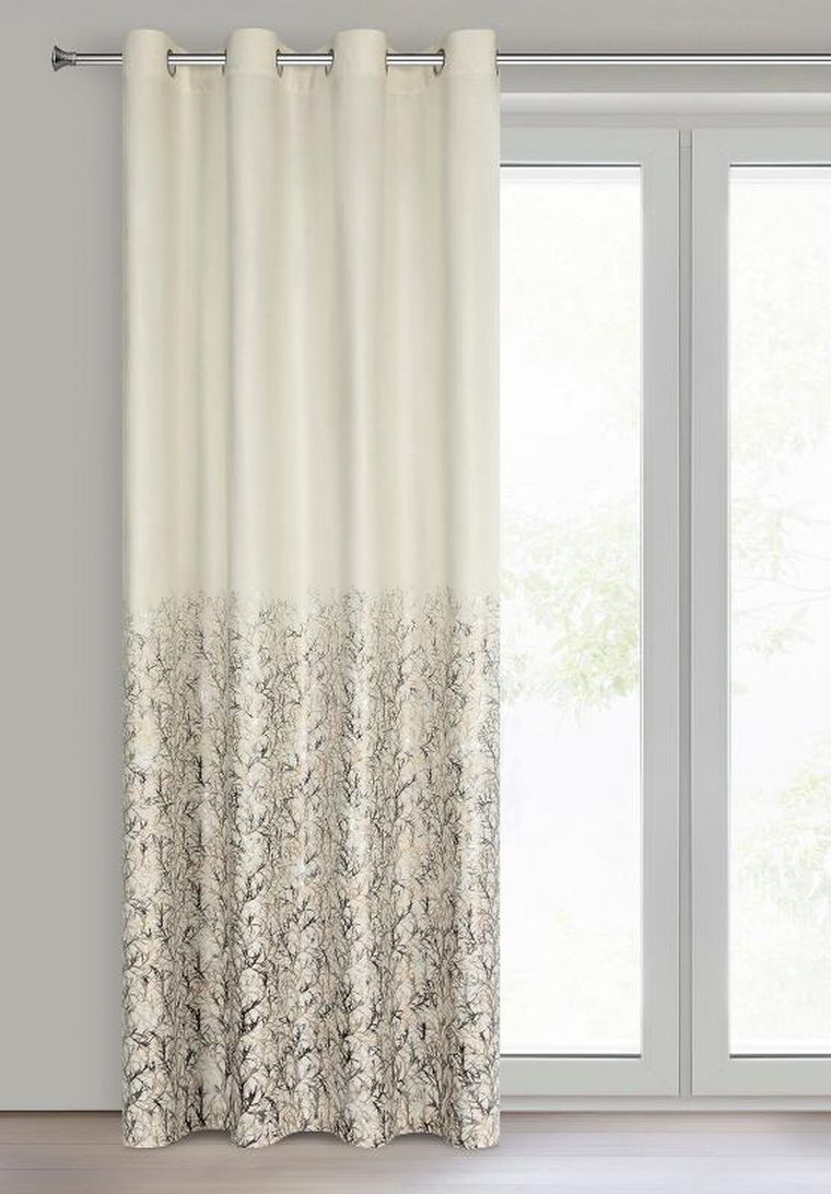 Eurofirany, zasłona zaciemniająca gotowa, Tori, 140-250 cm, kremowy