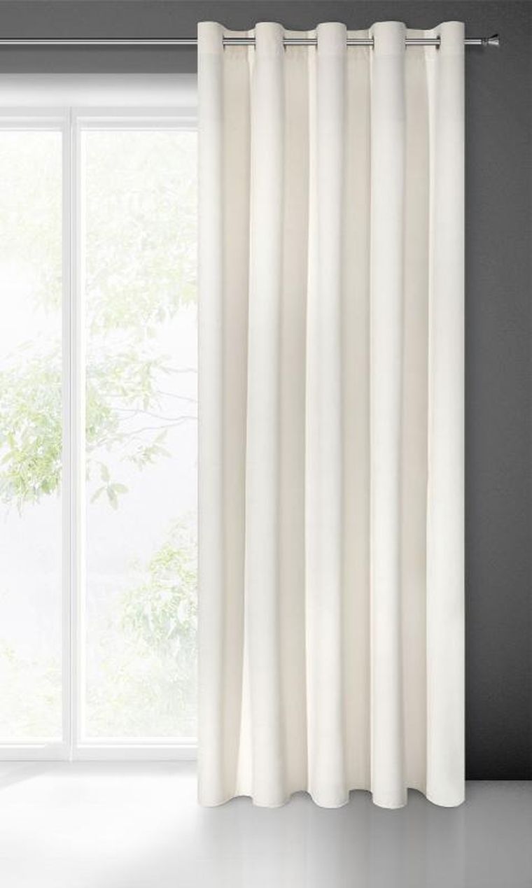 Eurofirany, zasłona zaciemniająca gotowa, Villa, 140-250 cm, kremowy