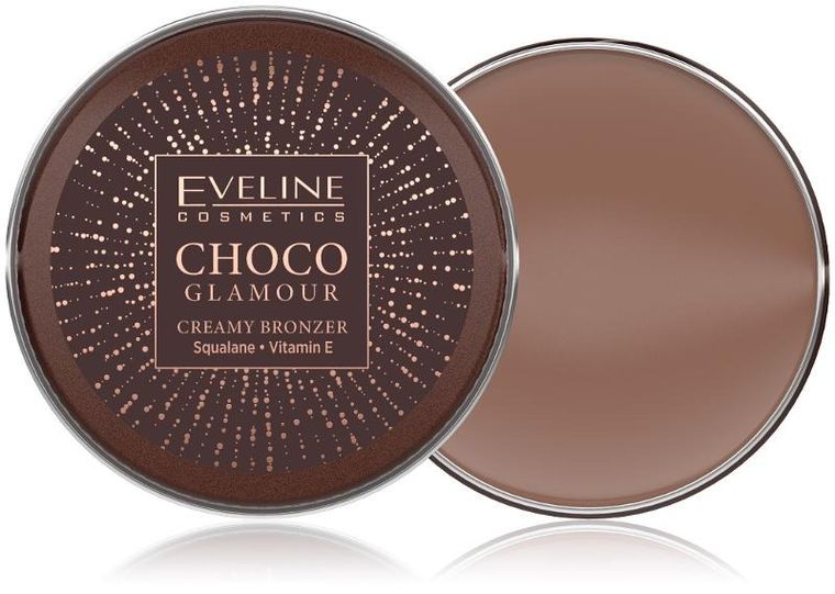 Eveline, Choco Glamour, bronzer do twarzy w kremie, nr 02
