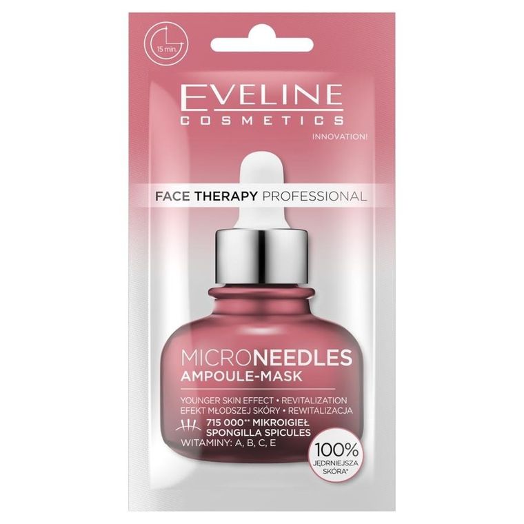Eveline, Face Therapy Professional, maska-ampułka regenerująca mezoneedles, 8 ml