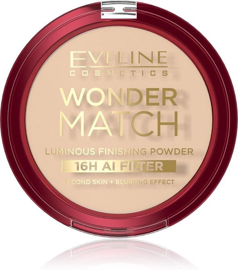 Eveline, Wonder Match, satynowy puder wykończeniowy, 7g