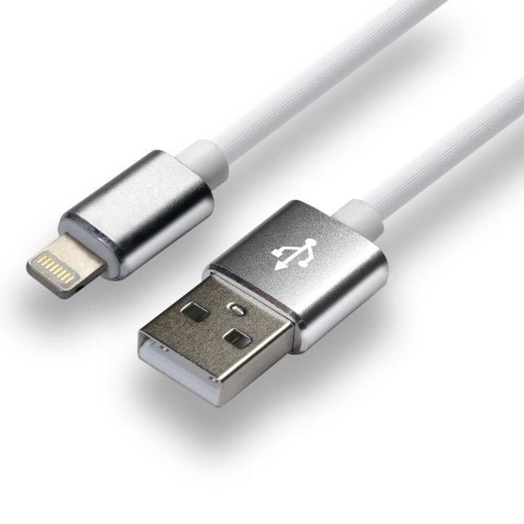 EverActive, kabel zasilający, CBS-1MW, USB, Micro USB, 1M, biały