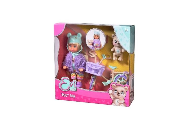Evi Love, lalka na misiowym rowerze