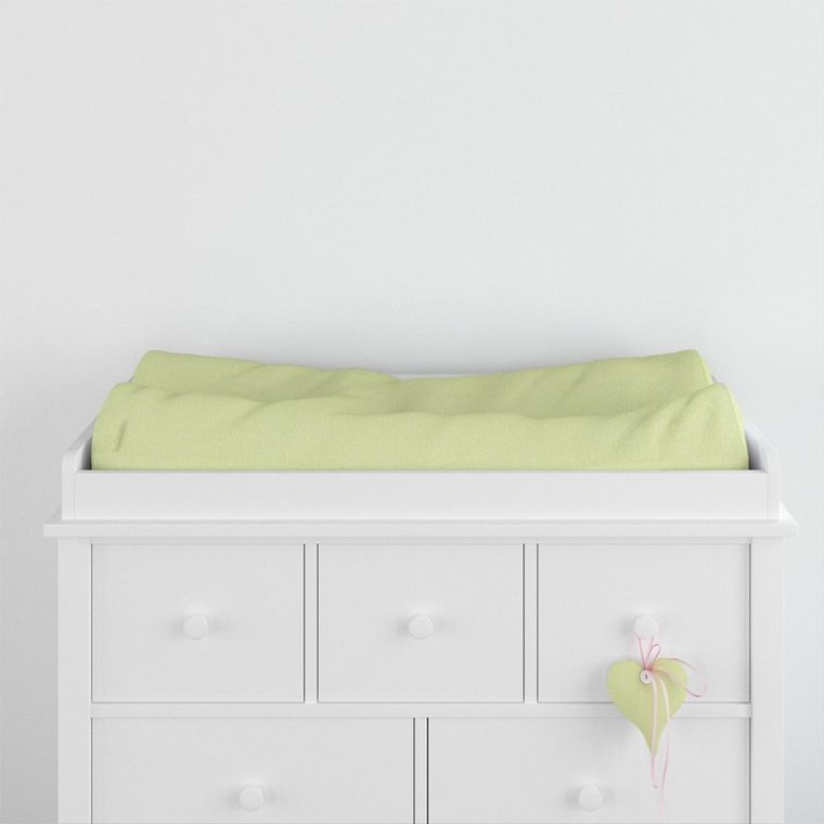 Ewa Klucze Eevi, pokrowiec na przewijak, frotte, zielony, 70-50 cm