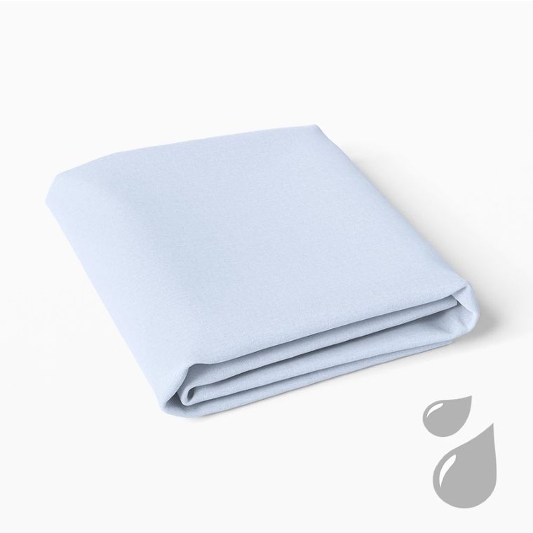 Ewa Klucze Eevi, prześcieradło nieprzemakalne, jasno niebieskie, 120-60 cm