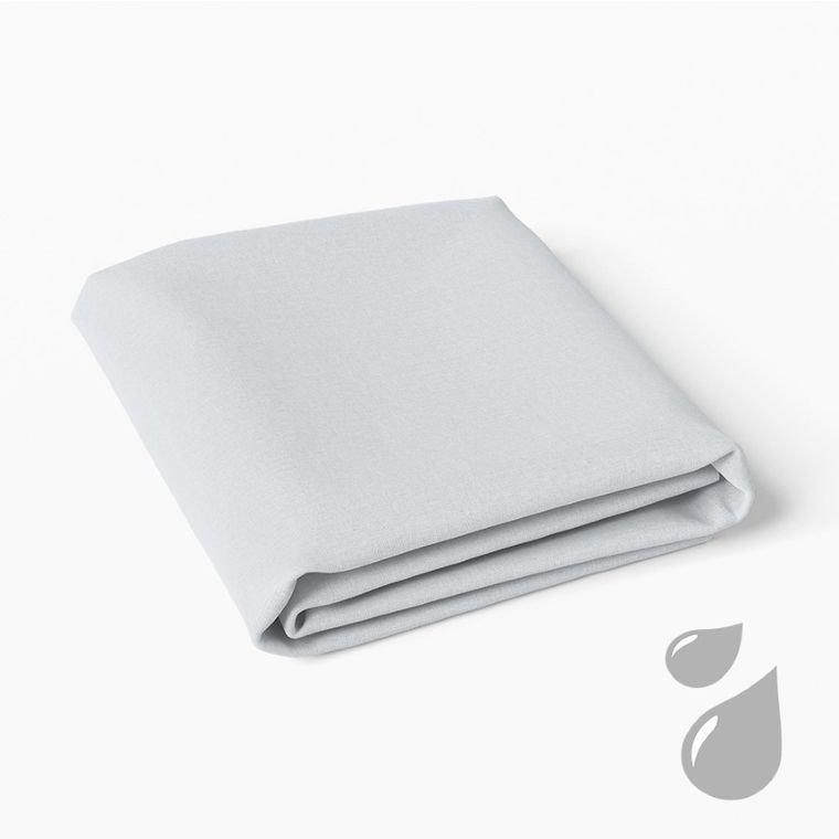 Ewa Klucze Eevi, prześcieradło nieprzemakalne, szare, 120-60 cm