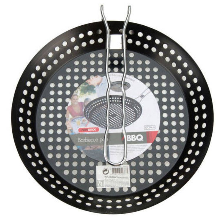Excellent Houseware, BBQ, patelnia grillowa ze składaną rączką, Ø 30