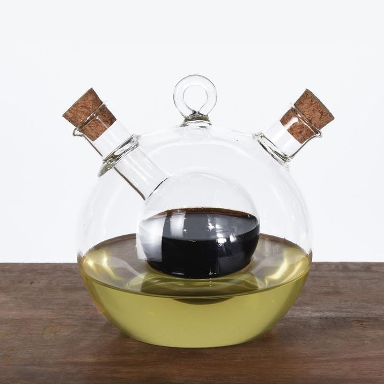 Excellent Houseware, butelka, dozownik na oliwę, ocet balsamiczny, 2w1