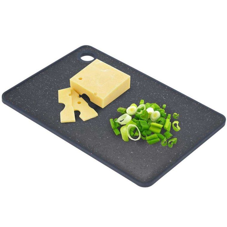 Excellent Houseware, granitowa deska kuchenna, czarna, 33-23 cm antypoślizgowa