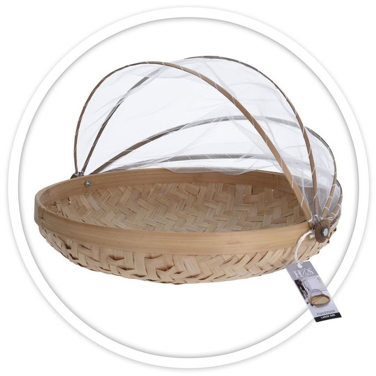 Excellent Houseware, koszyk do chleba z włókna bambusowego