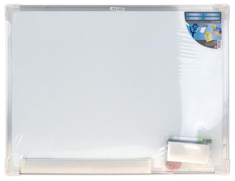 Excellent Houseware, magnetyczna tablica na notatki + akcesoria, 60-45 cm