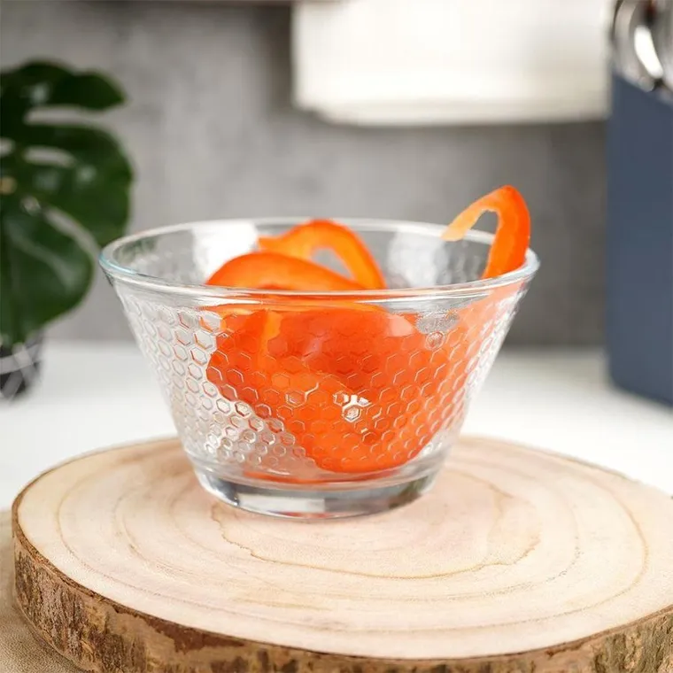 Excellent Houseware, miska szklana, salaterka, 3 szt., 300 ml