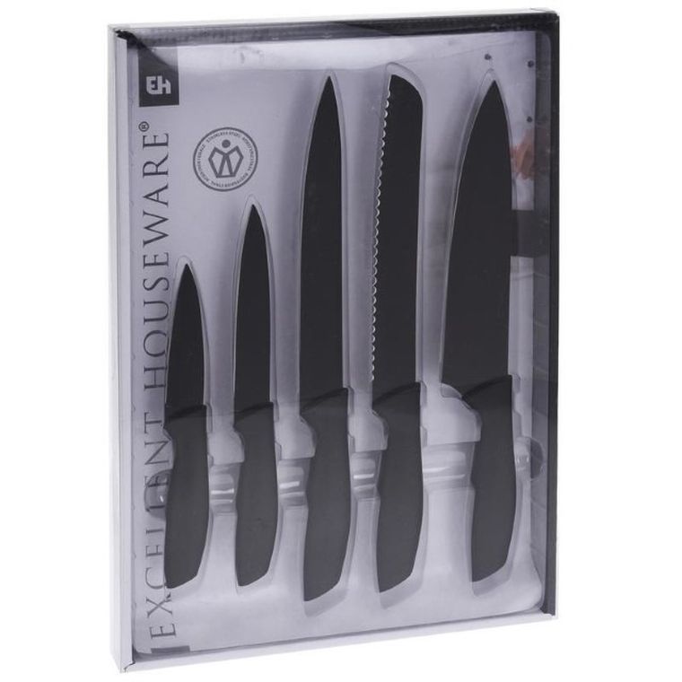Excellent Houseware, noże kuchenne, 5 elementów
