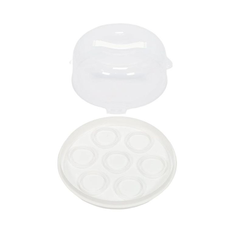 Excellent Houseware, przenośne pudełko na tort lub muffinki, średnica 25-14 cm