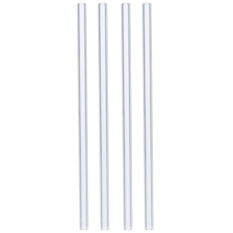 Excellent Houseware, słomki wielorazowe ze szkła, 5 szt.