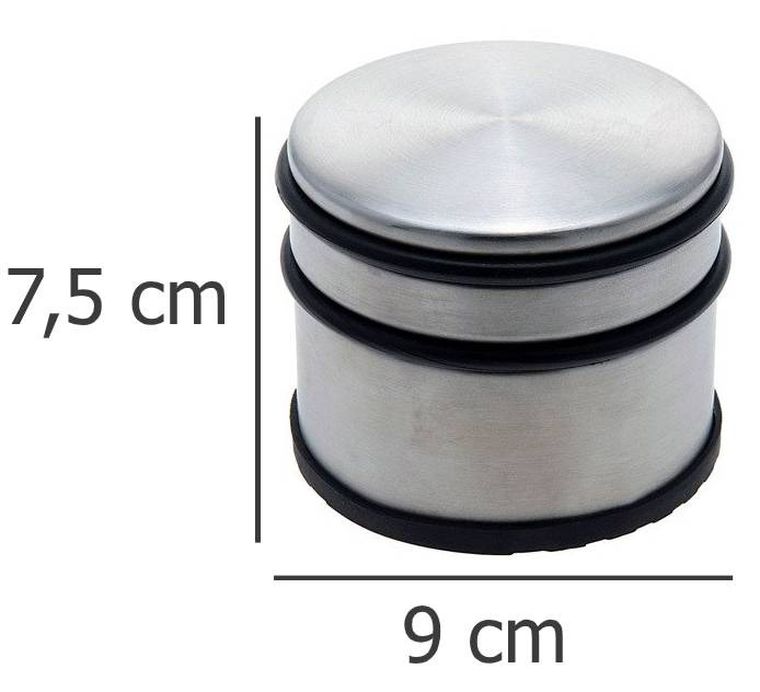 Excellent Houseware, stoper do drzwi, stal nierdzewna, średni